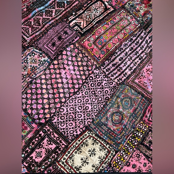 Patchworks Embroidered Wall Hanging by Tribal Monsoon Exports - Picture 9 of 12